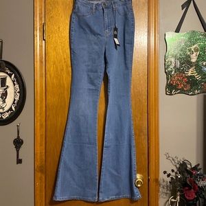 Brand new fashion nova flare jeans